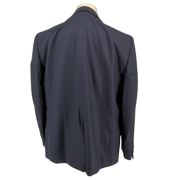 NWT Stafford Executive Classic Fit Blazer Navy Wool Men 48 REG Gold‎ Buttons - Picture 7 of 14